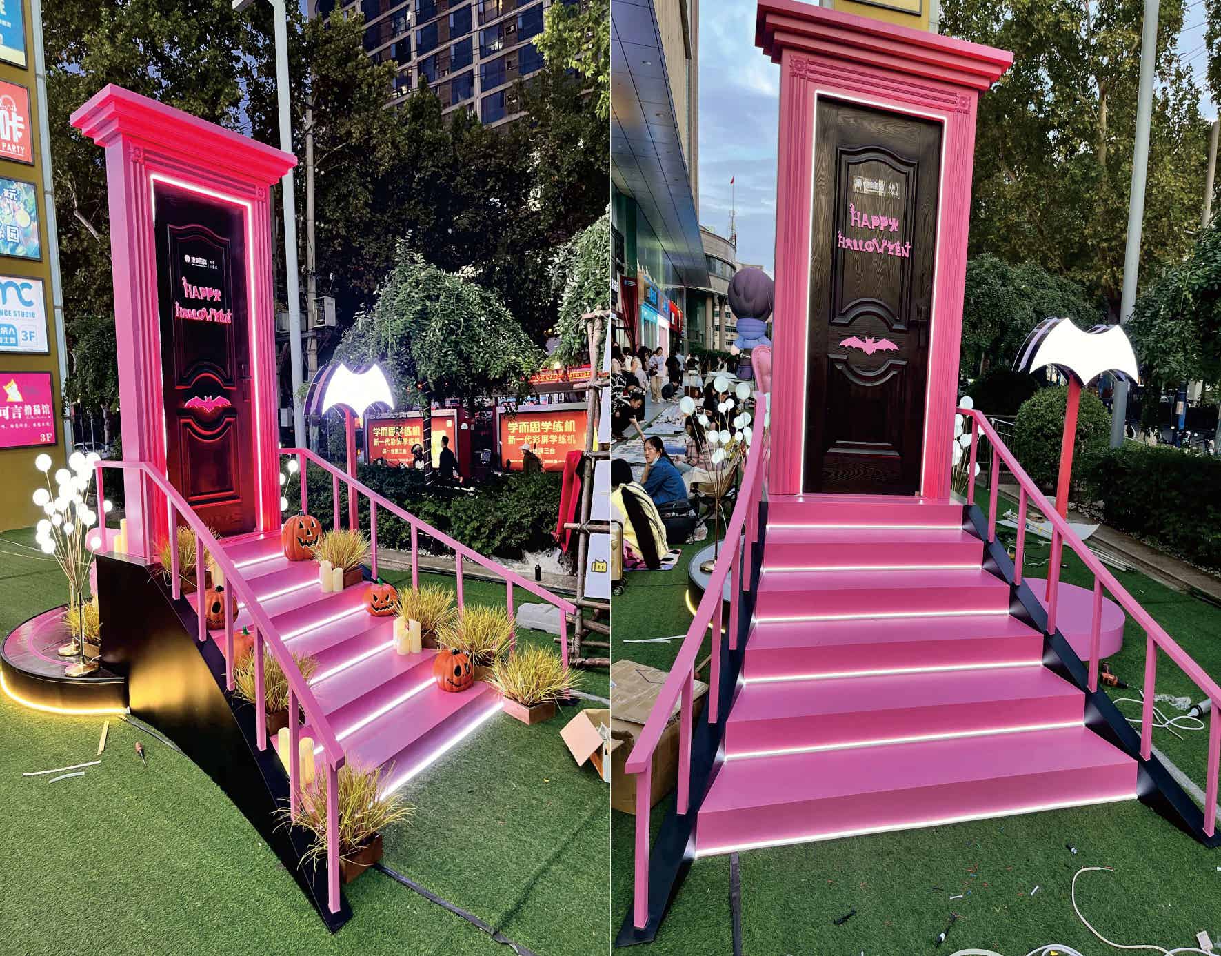 西安银泰城美陈雕塑制作